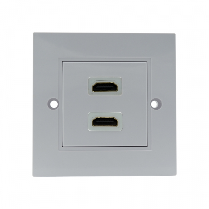 KCHWP002 2 Ports HDMI Wall Plate