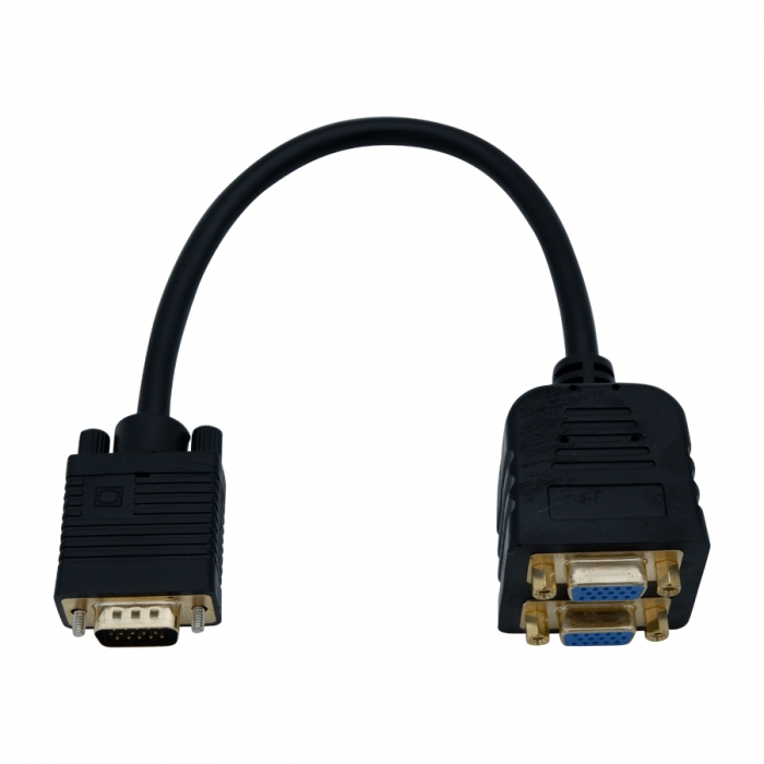 KCVGA004 VGA SVGA Y Splitter Cable Lead 2 Way