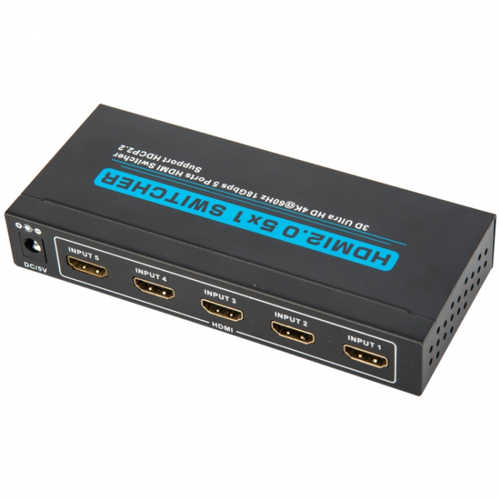 KCHSW004 5×1 HDMI 2.0 Switcher