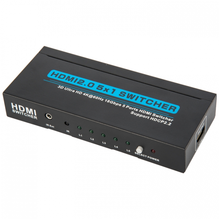 KCHSW004 5×1 HDMI 2.0 Switcher