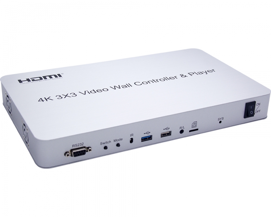 KCHVW002 4K 3x3 HDMI Video Wall Controller