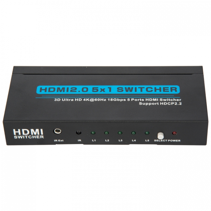 KCHSW004 5×1 HDMI 2.0 Switcher