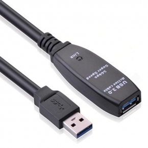 KCUB3005 Active USB3.0 Extension Cable Black