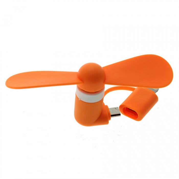 KCMF002 3 IN 1 Portable Mini USB Fan For USBC,Lightning and Micro USB phoneProduct Center